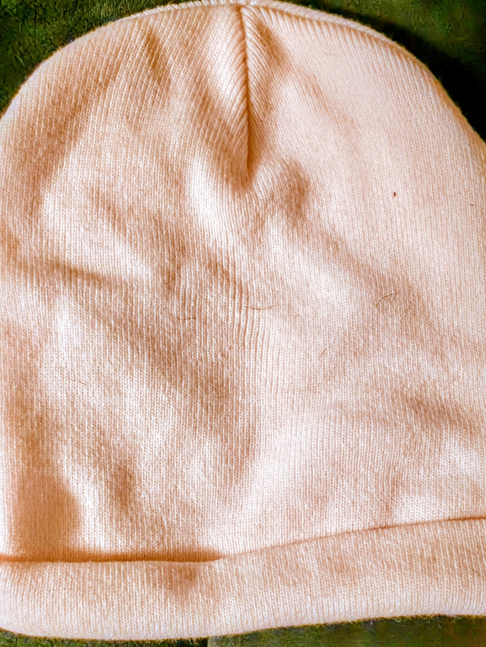 Ed Hardy Pink Beanie with Embellished Skull & Heart Graphic - Picture 2 of 3